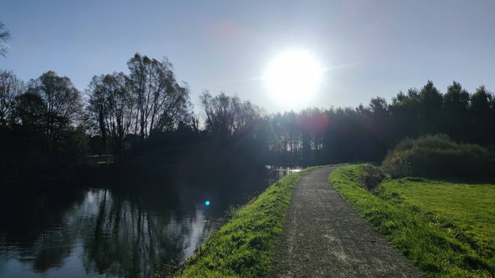Coucher de soleil sur la Somme